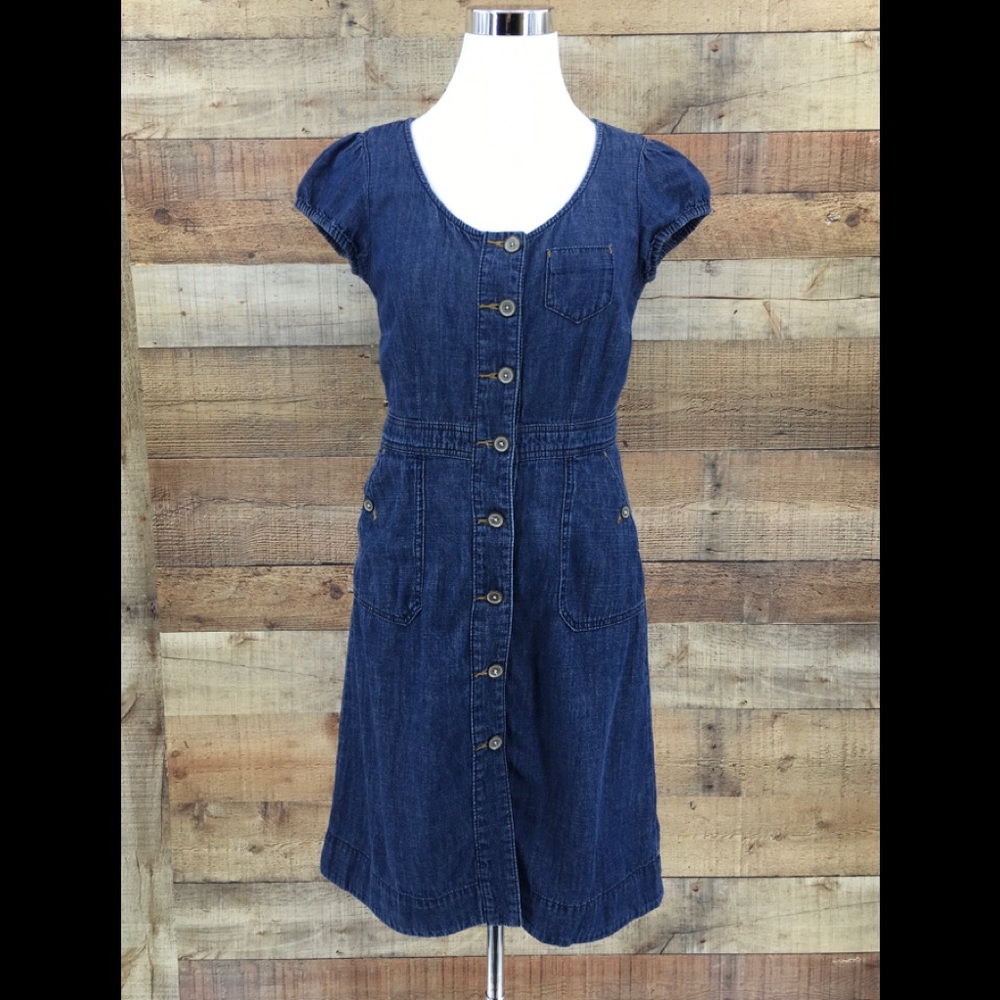 Tommy Hilfiger Women's Denim Jean Button Up Dress